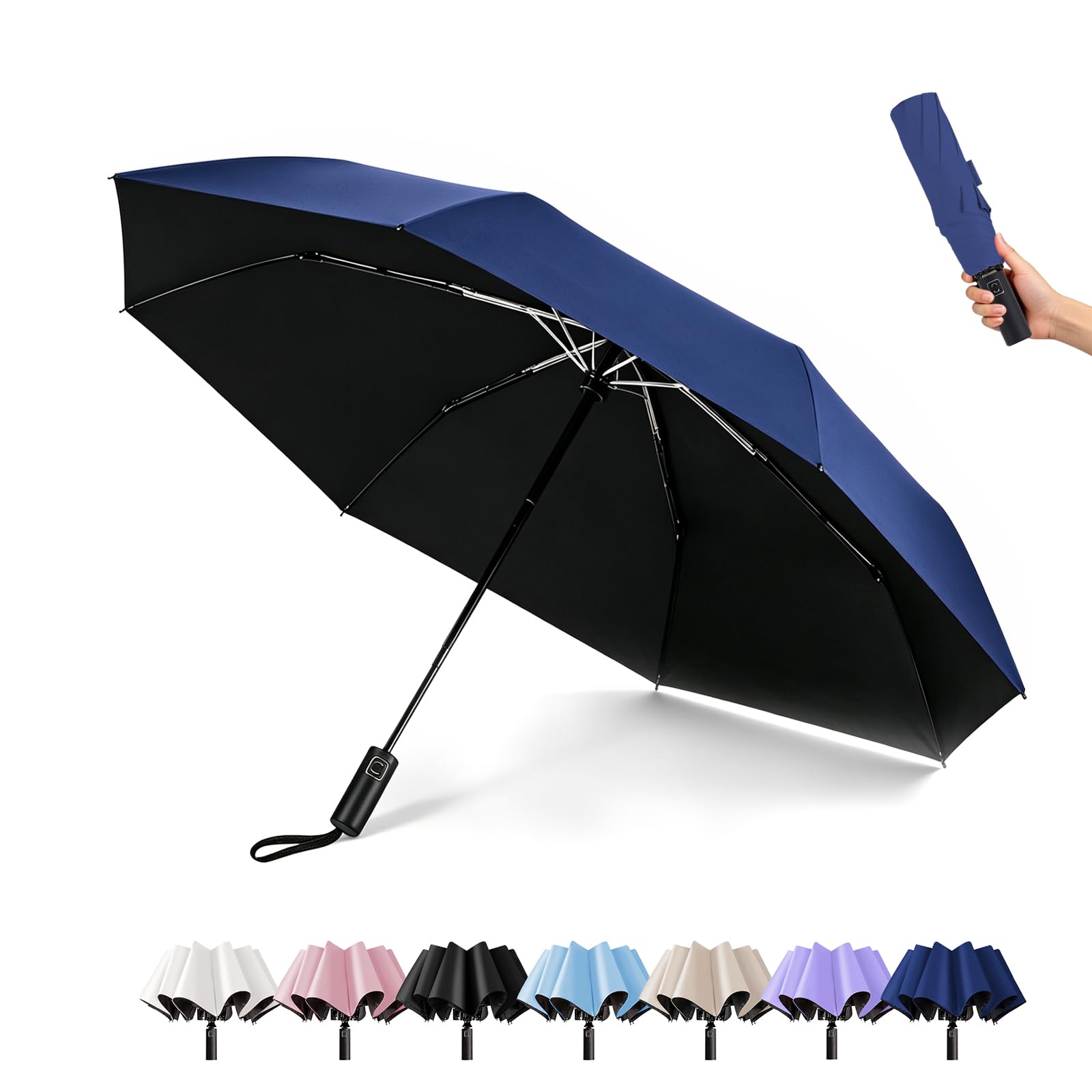 Amazon | 折りたたみ傘 日傘 【2026年新登場段階収納・8本骨】 晴雨